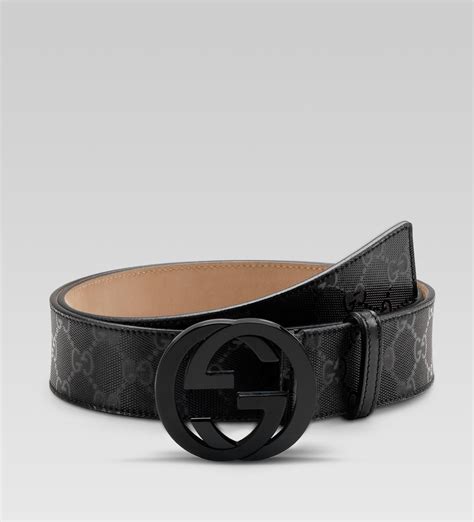 black gucci belt men.